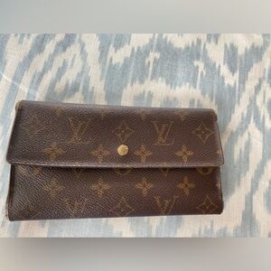 Louis Vuitton Monogram Wallet.